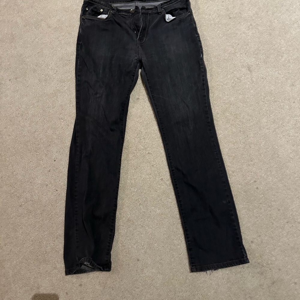 Pepe Jeans Black Straight Leg Jeans